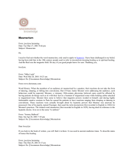 Mesmerism - Uncommon Knowledge