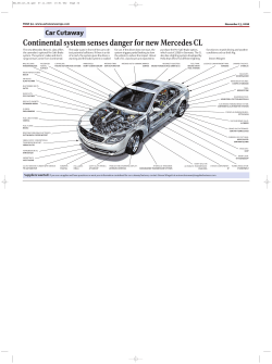 Continental system senses danger for new