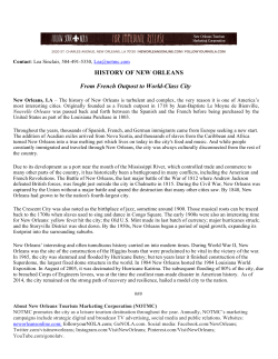 History of New Orleans