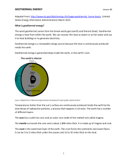 geothermal energy - Oregon State University Extension Service