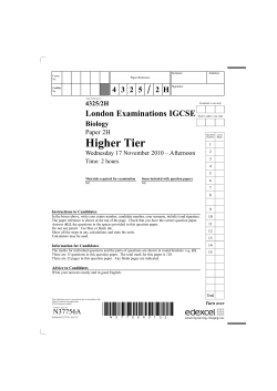 Question paper - Paper 2H - November 2010