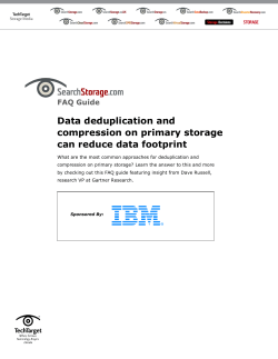 Data deduplication and compression on primary storage