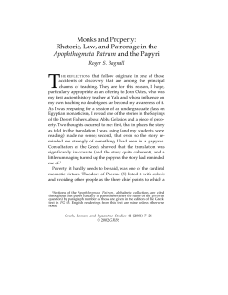 this PDF file - Greek, Roman, and Byzantine Studies