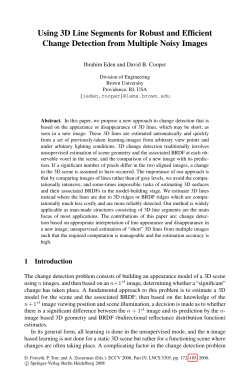 Using 3D Line Segments for Robust and Efficient