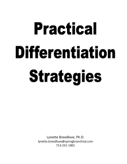 Lynette Breedlove, Ph.D. - Indiana Association for the Gifted