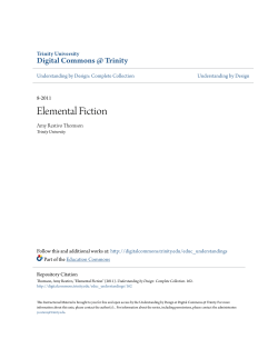 Elemental Fiction - Digital Commons @ Trinity