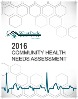 community health needs assessment