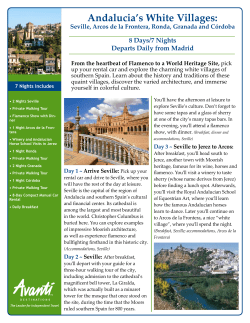 Andalucia`s White Villages