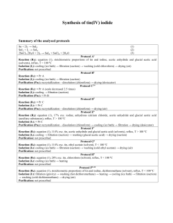 Synthesis of tin(IV) iodide
