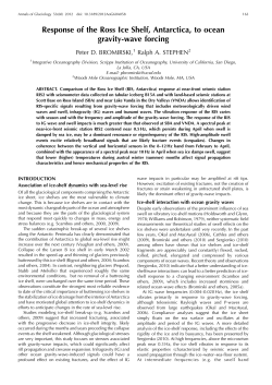 Response of the Ross Ice Shelf, Antarctica, to ocean gravity