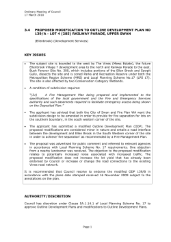 3.4 proposed modification to outline development