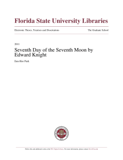 Seventh Day of the Seventh Month by Edward Knight