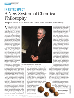 A New System of Chemical Philosophy