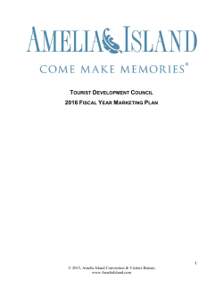 2016 FISCAL YEAR MARKETING PLAN