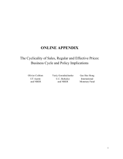 online appendix - American Economic Association