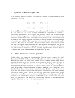1 Systems of Linear Equations