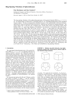 Ring-Opening Vibrations of Spherosiloxanes