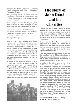 The story of John Rand and his Charities