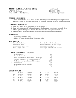 Fall 2016 Syllabus - Emporia State University