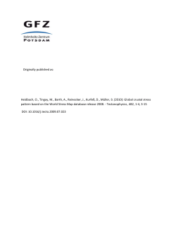 Origina Heidbac pattern DOI: 10. ally publishe h, O., Tingay based