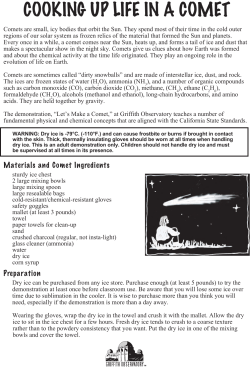 Comet File - Griffith Observatory