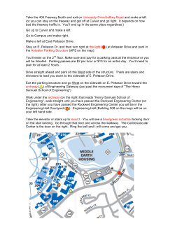 Take the 405 Freeway North and exit on University Drive/Jeffrey