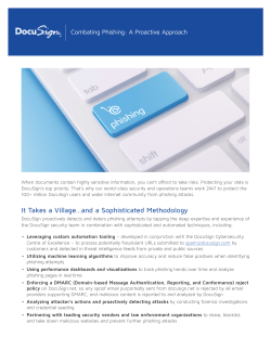 Combating Phishing guide