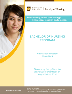bachelor of nursing program