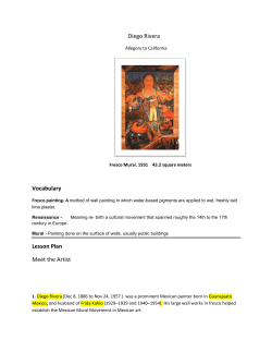 Diego Rivera Vocabulary Lesson Plan Meet the Artist
