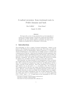 A radical excursion: from irrational roots to Pr&uuml;fer domains