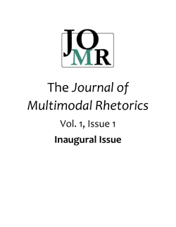 Here - The Journal of Multimodal Rhetorics