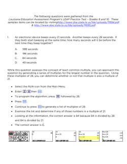 Louisiana Education Assessment Program`s