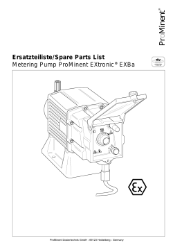 Extronix Parts List