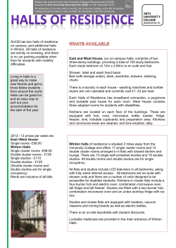 Accommodation Pack - Arts University Bournemouth