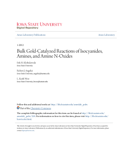 Bulk Gold-Catalyzed Reactions of Isocyanides, Amines, and Amine