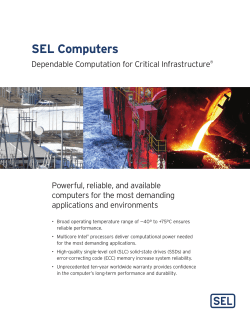 SEL Dependable Computers
