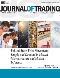 Behind Stock Price Movement: Supply and Demand in Market