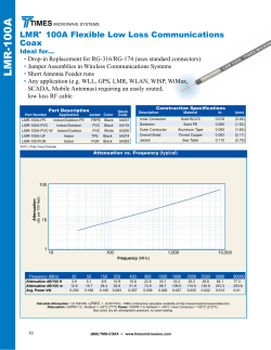 LMR-100A - Times Microwave