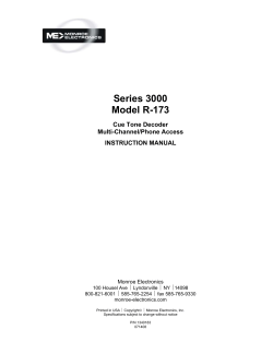 Series 3000 Model R-173