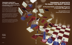 Training Scientists to Make the Right Moves