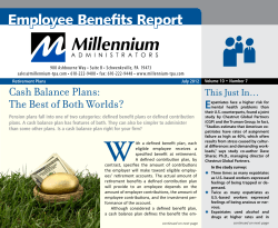 Employee Benefits Report - millennium