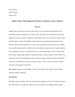 Mother Jones: Most Dangerous Women in America or Just a Mother?