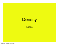 Density
