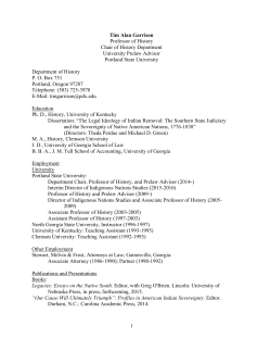 CV - Portland State University