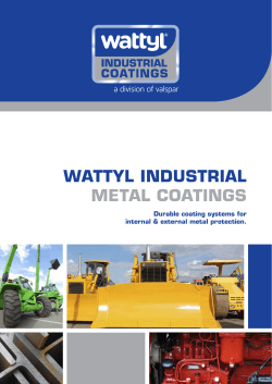 WATTYL INDUSTRIAL METAL COATINGS