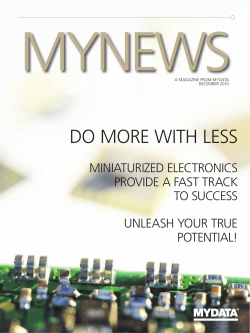 MYNews - Mycronic