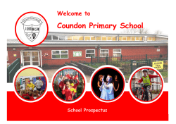 School Prospectus - Coundon Primary School