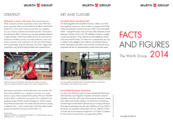 2014 FACTS AND FIGURES
