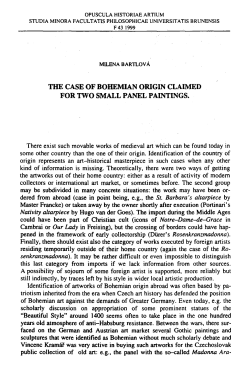 THE CASE OF BOHEMIAN ORIGIN CLAIMED FOR TWO SMALL
