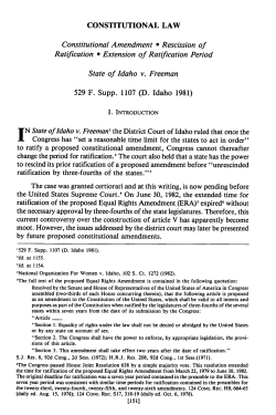 Constitutional Amendment - The University of Akron